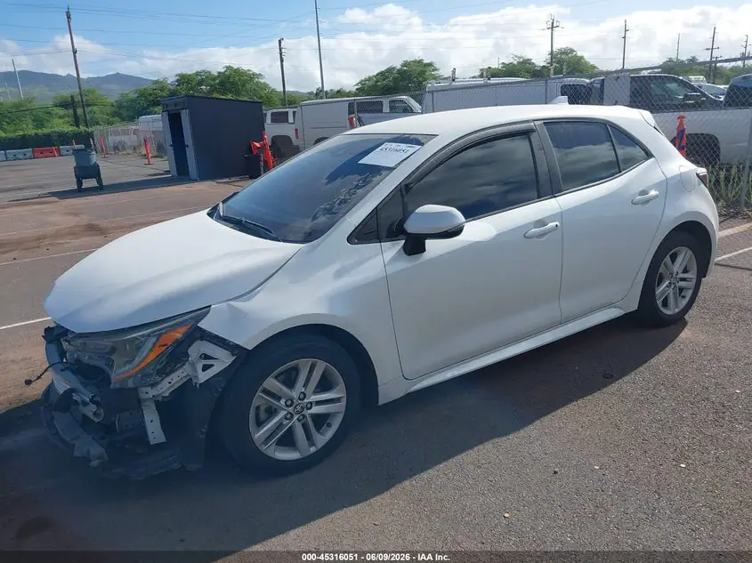 2021 Toyota Corolla SE JTND4MBE8M3113636 — фото 2