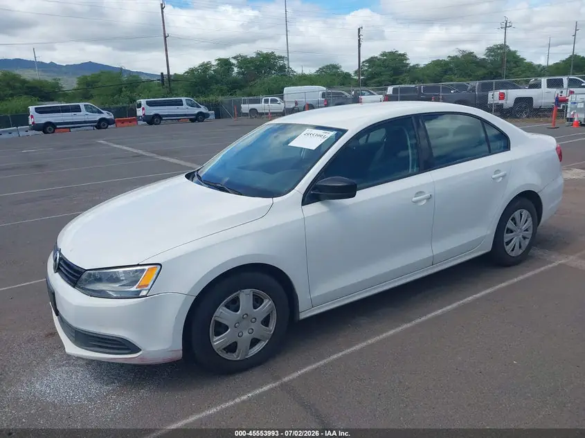 2013 Volkswagen Jetta 2.0L S 3VW2K7AJ0DM384879 — фото 2
