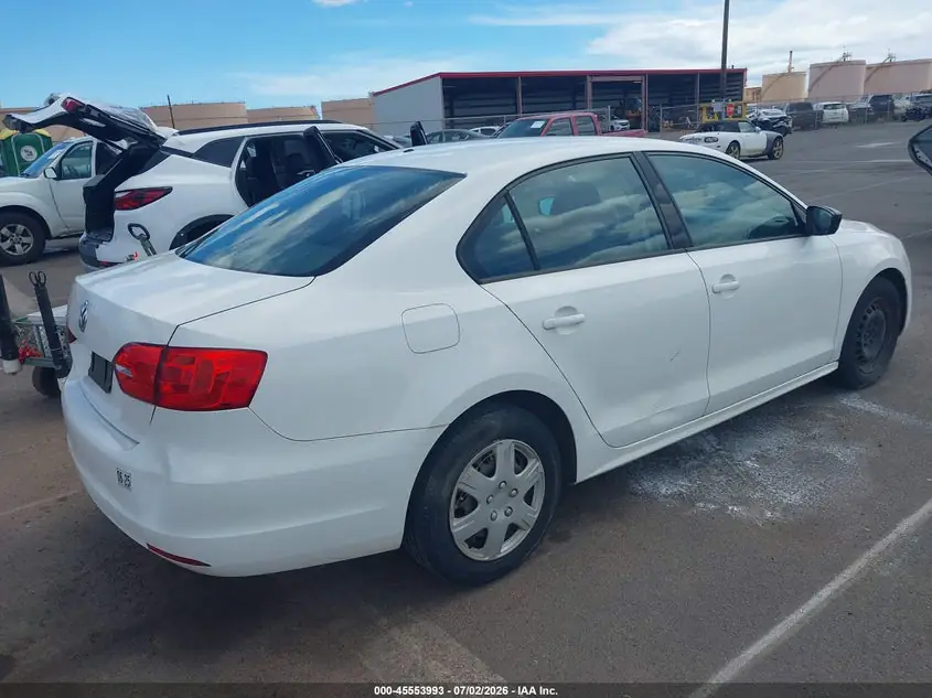 2013 Volkswagen Jetta 2.0L S 3VW2K7AJ0DM384879 — фото 4