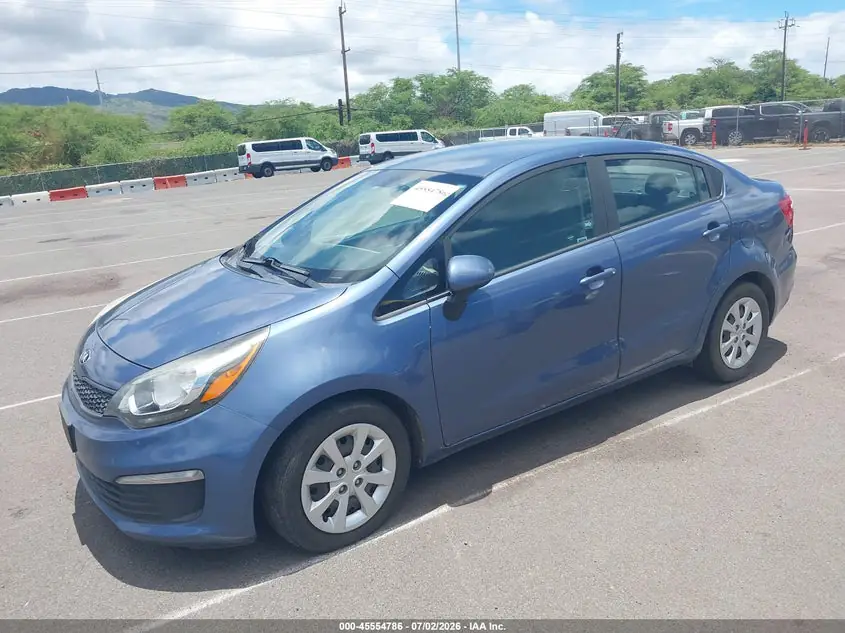2016 Kia Rio LX KNADM4A37G6676052 — фото 2