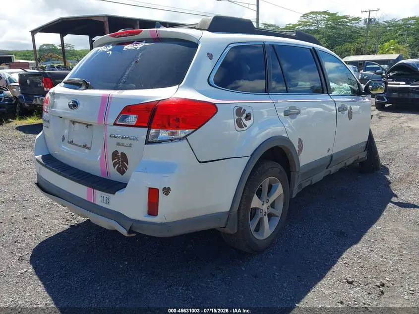 2013 Subaru Outback 2.5I Limited 4S4BRBSC4D3230660 — фото 4